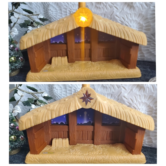 Fisher Price Little People Nativity Set 16pc with Stable - Picture 4 of 17